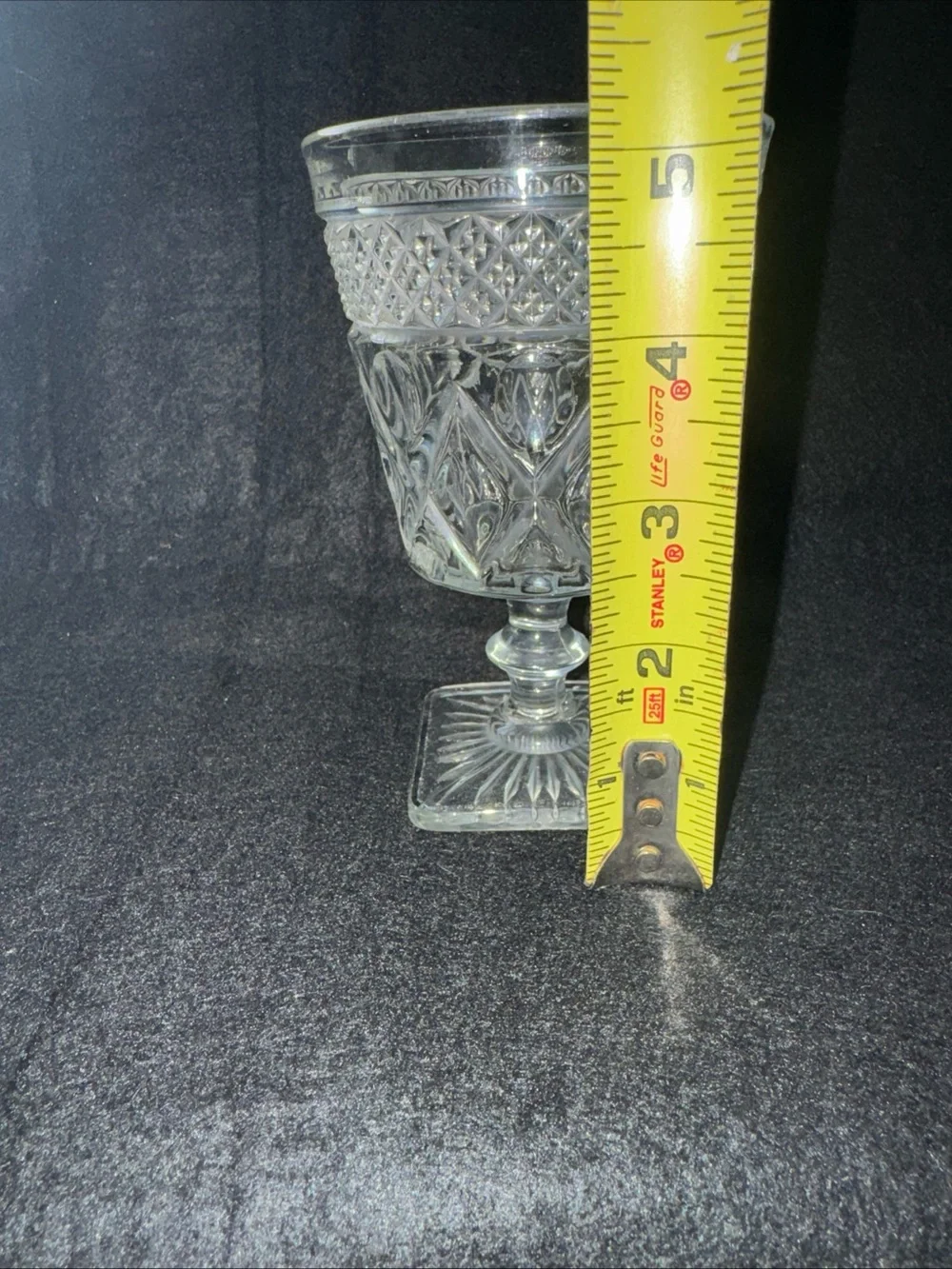 Vintage Imperial Glass Cape Cod Water Wine Goblet 6.5